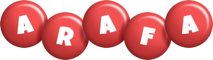 Arafa candy-red logo