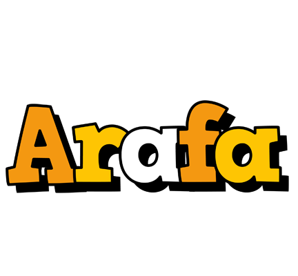 Arafa cartoon logo