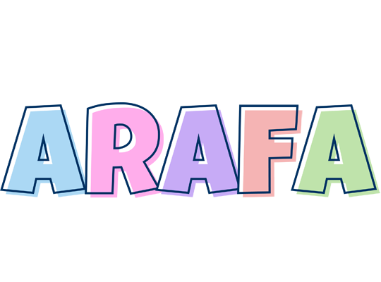 Arafa pastel logo