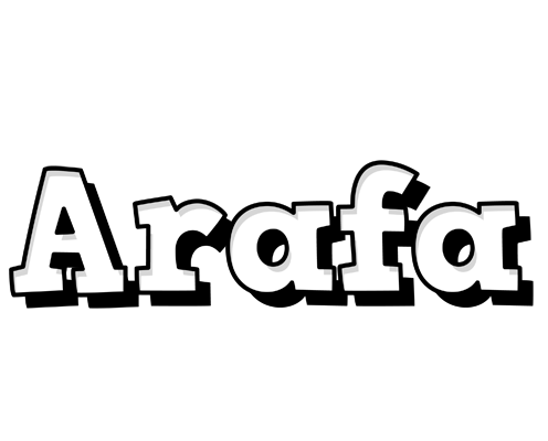 Arafa snowing logo