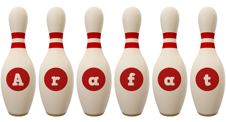 Arafat bowling-pin logo