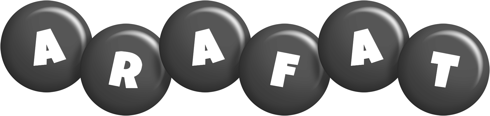 Arafat candy-black logo