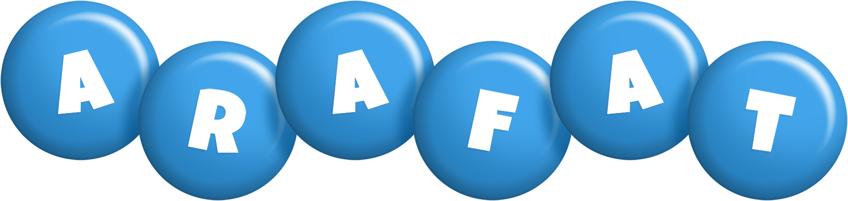 Arafat candy-blue logo