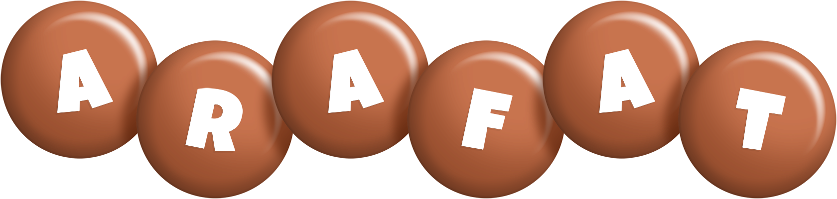 Arafat candy-brown logo