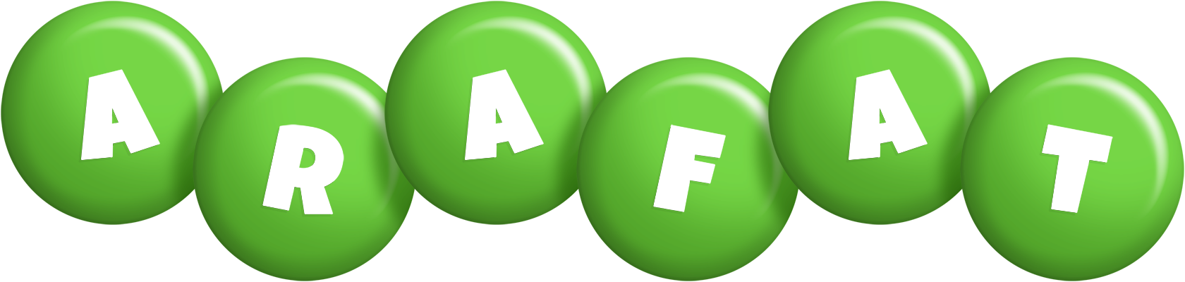 Arafat candy-green logo