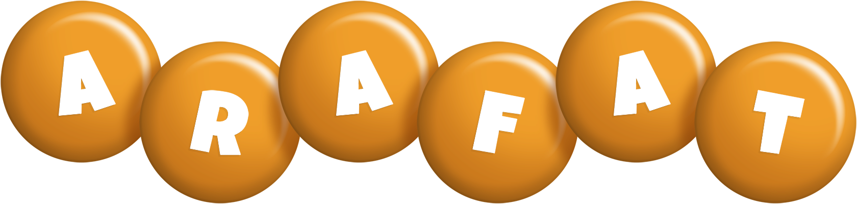 Arafat candy-orange logo