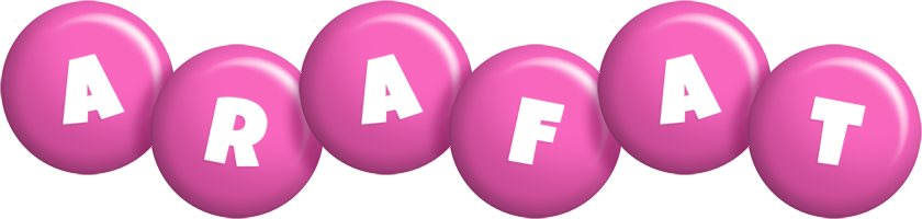 Arafat candy-pink logo
