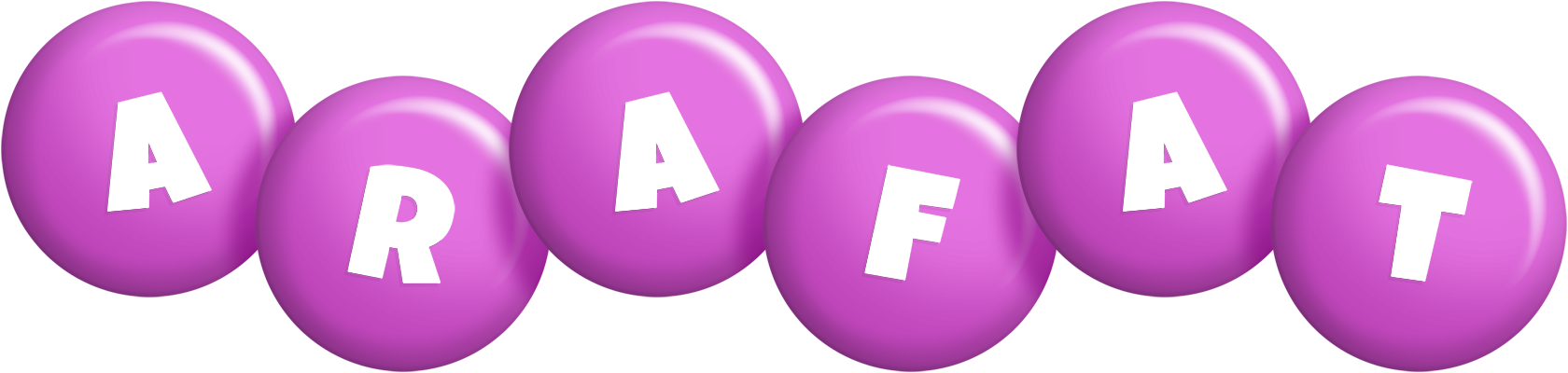 Arafat candy-purple logo