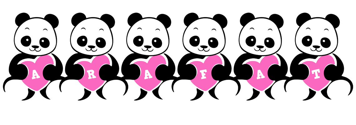 Arafat love-panda logo