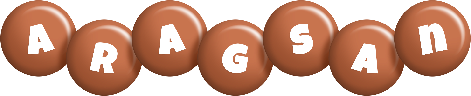 Aragsan candy-brown logo