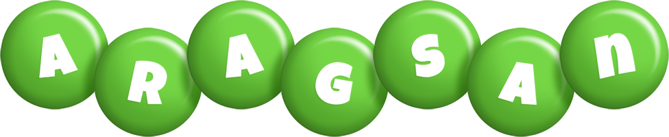 Aragsan candy-green logo