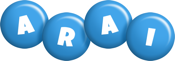 Arai candy-blue logo