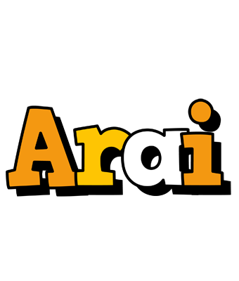 Arai cartoon logo