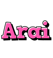 Arai girlish logo