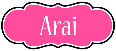 Arai invitation logo