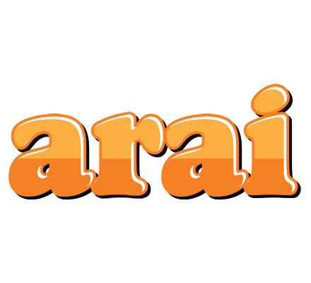 Arai orange logo