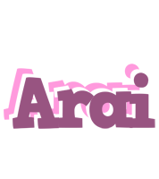 Arai relaxing logo