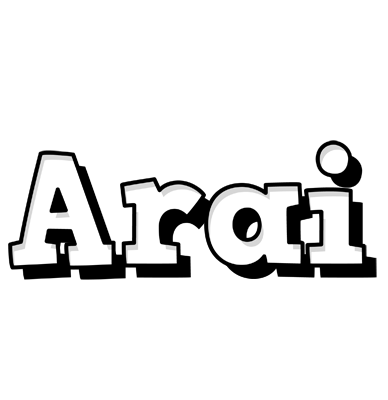 Arai snowing logo