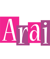 Arai whine logo