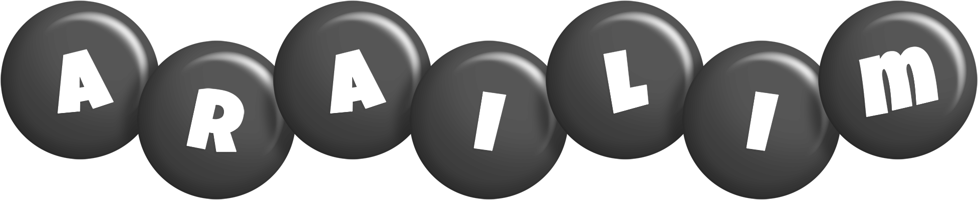 Arailim candy-black logo