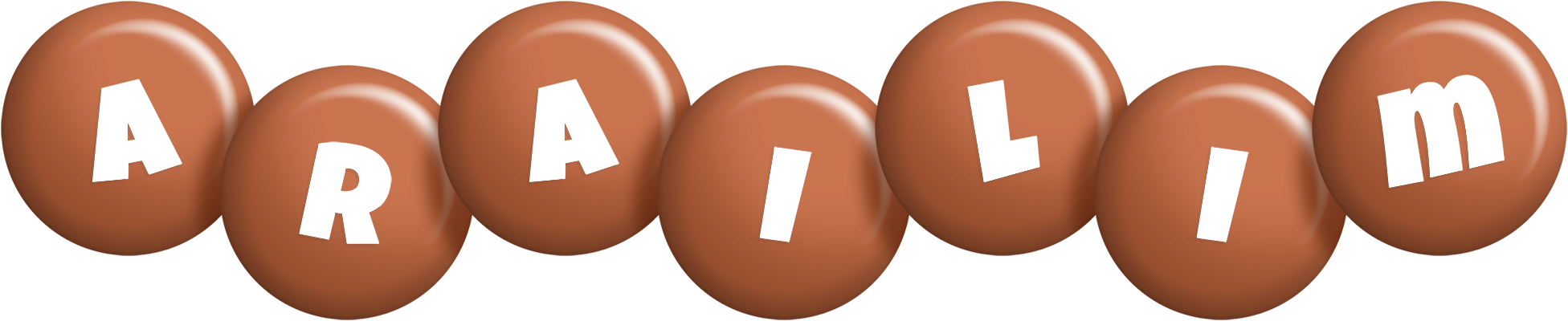Arailim candy-brown logo