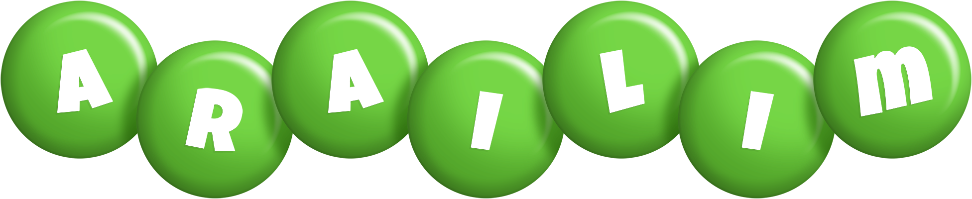 Arailim candy-green logo