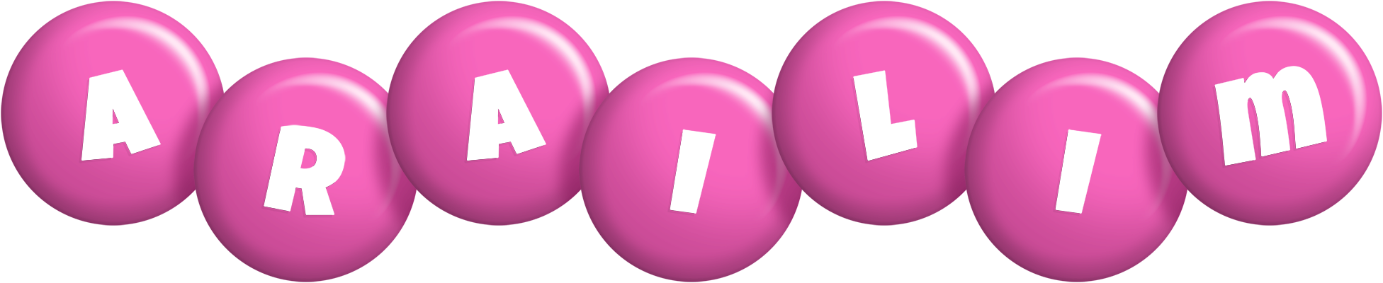 Arailim candy-pink logo