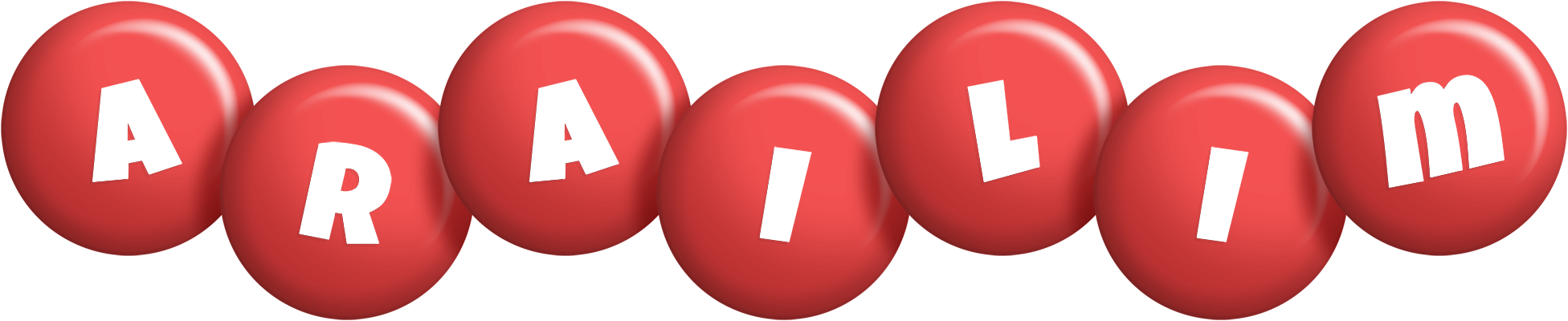 Arailim candy-red logo