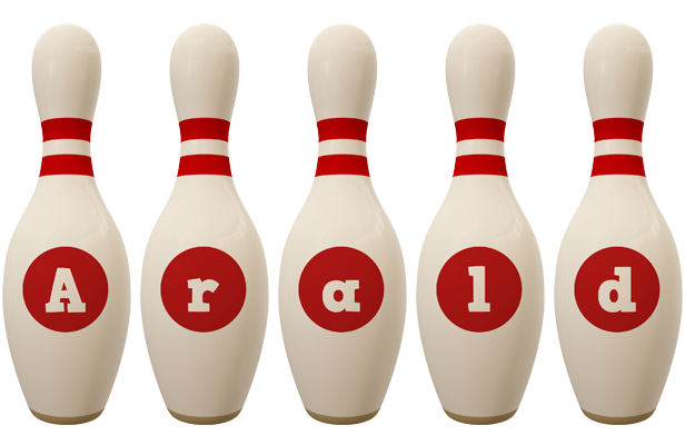 Arald bowling-pin logo