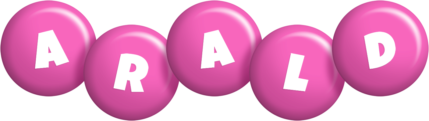 Arald candy-pink logo