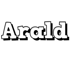 Arald snowing logo