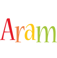 Aram birthday logo
