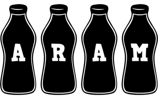 Aram bottle logo