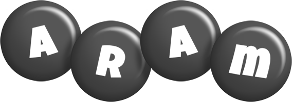 Aram candy-black logo