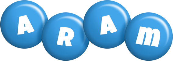 Aram candy-blue logo