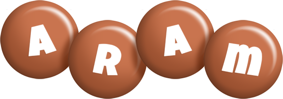 Aram candy-brown logo