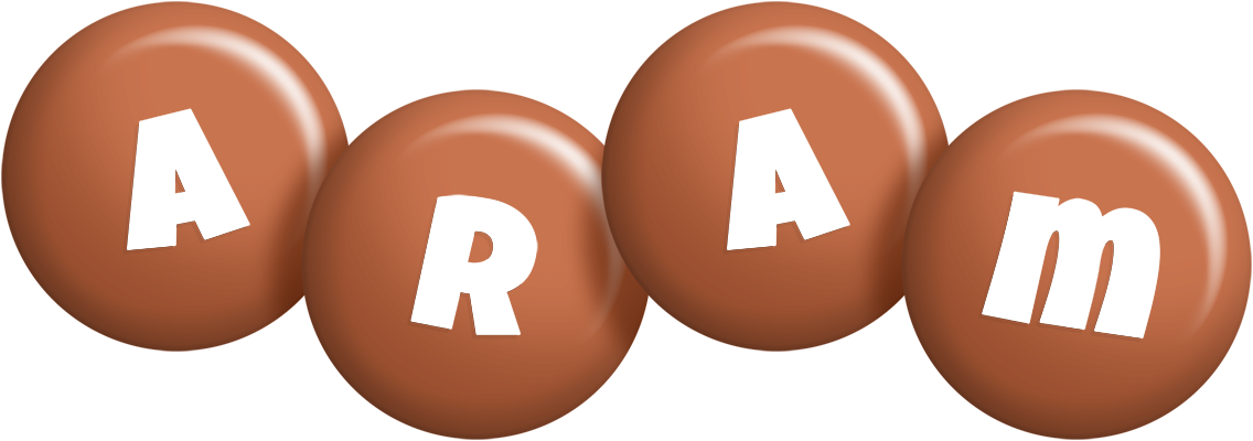 Aram candy-brown logo
