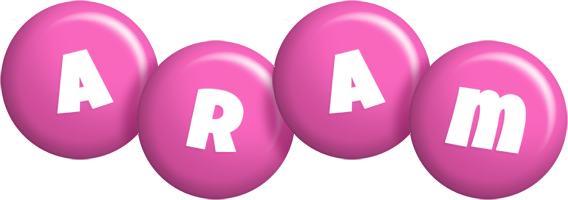 Aram candy-pink logo