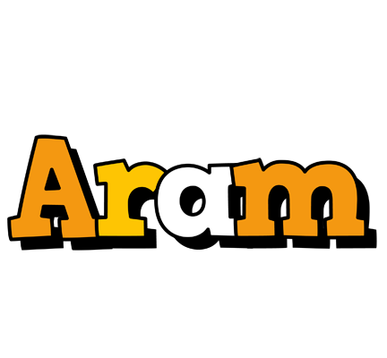 Aram cartoon logo
