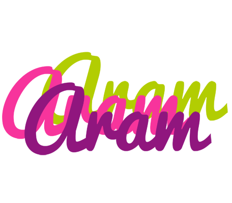 Aram flowers logo