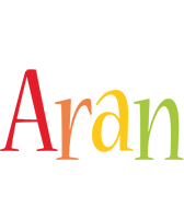 Aran birthday logo