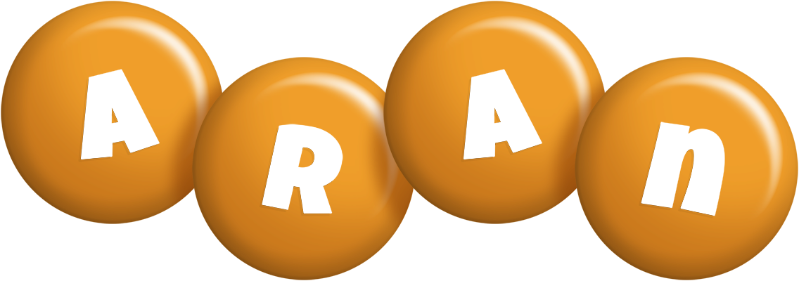 Aran candy-orange logo