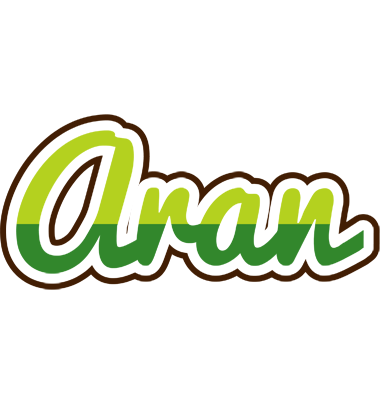 Aran golfing logo