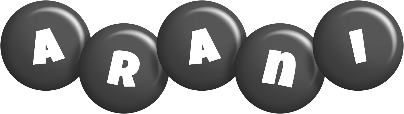 Arani candy-black logo