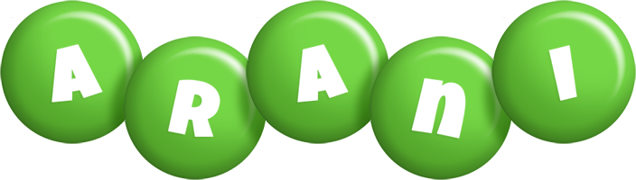 Arani candy-green logo