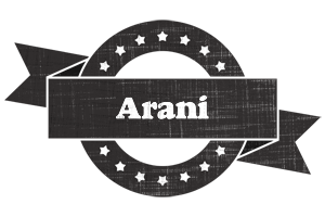 Arani grunge logo