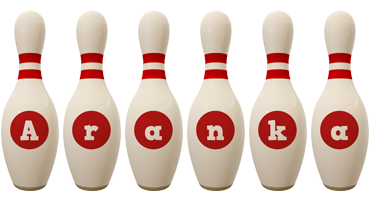 Aranka bowling-pin logo