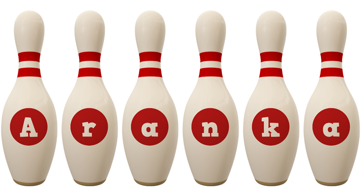Aranka bowling-pin logo