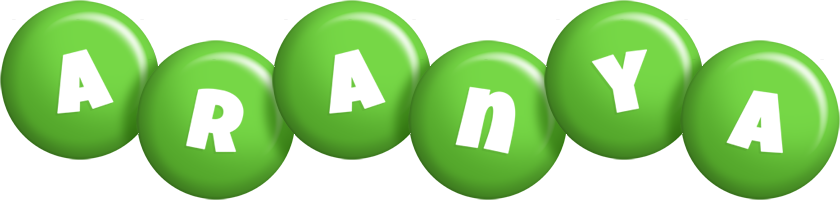 Aranya candy-green logo