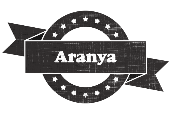 Aranya grunge logo